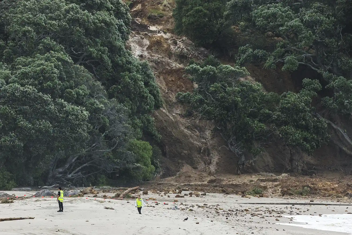 Search underway for missing people following the Mount Maunganui landslide